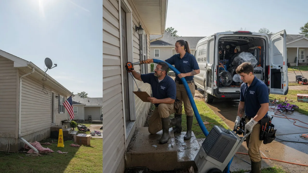 Ceiling Water Damage Restoration in Evergreen, AL near me